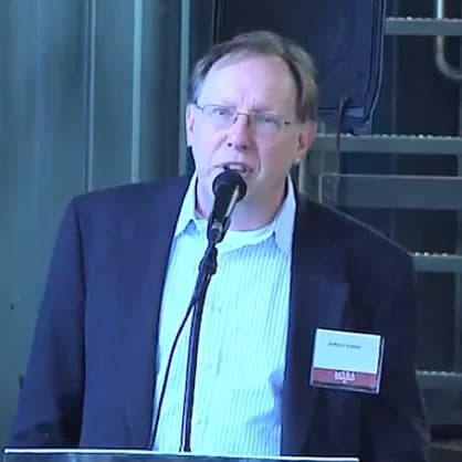 Jeff presenting at a conference
